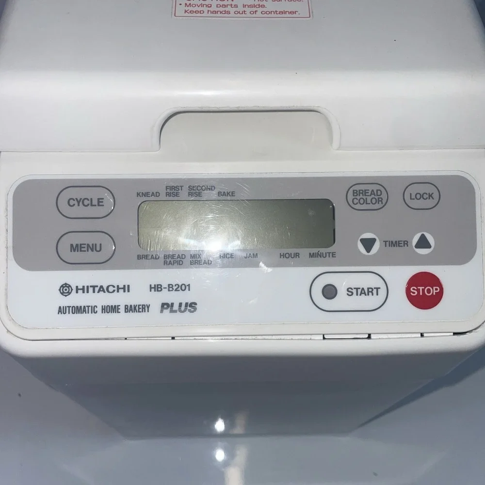 Hitachi HB-B201 Automatic‎ Home Bakery Plus Bread Maker Dough Jam Rice